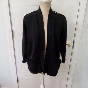 St. John by Marie Gray Vintage Open Front Knit Cardigan Size M
